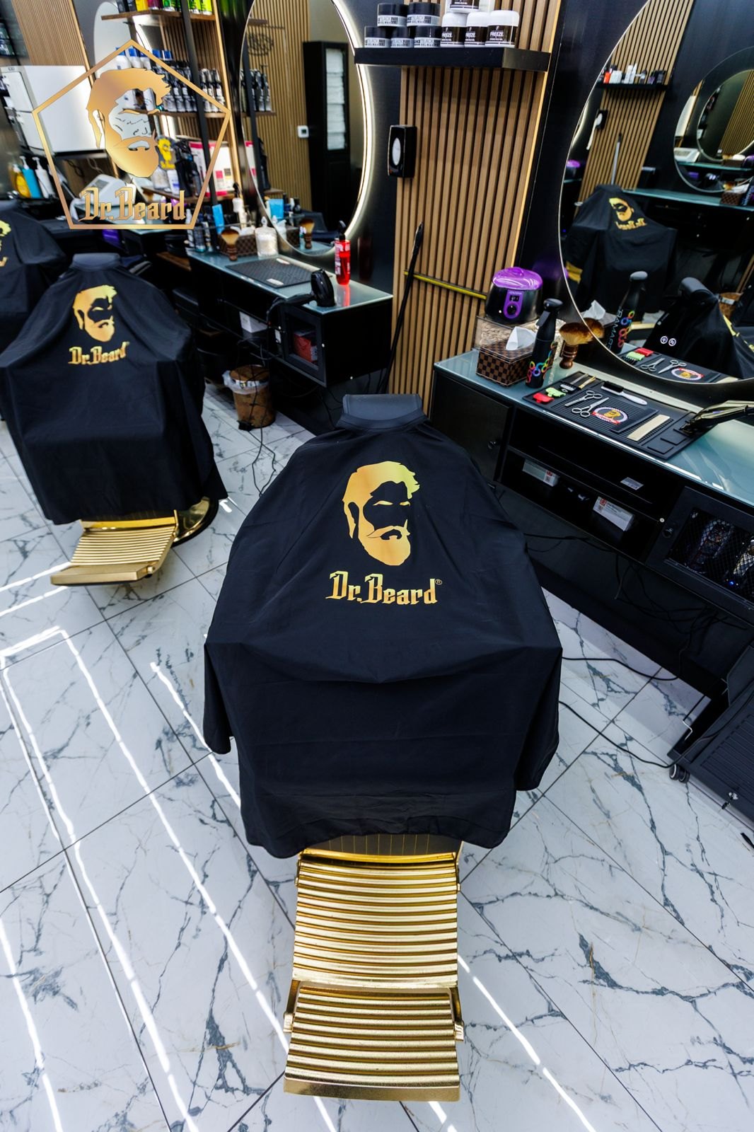 Dr. Beard Anaheim — Barber station