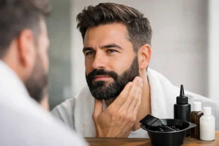 Professional Beard Coloring Guide for Men